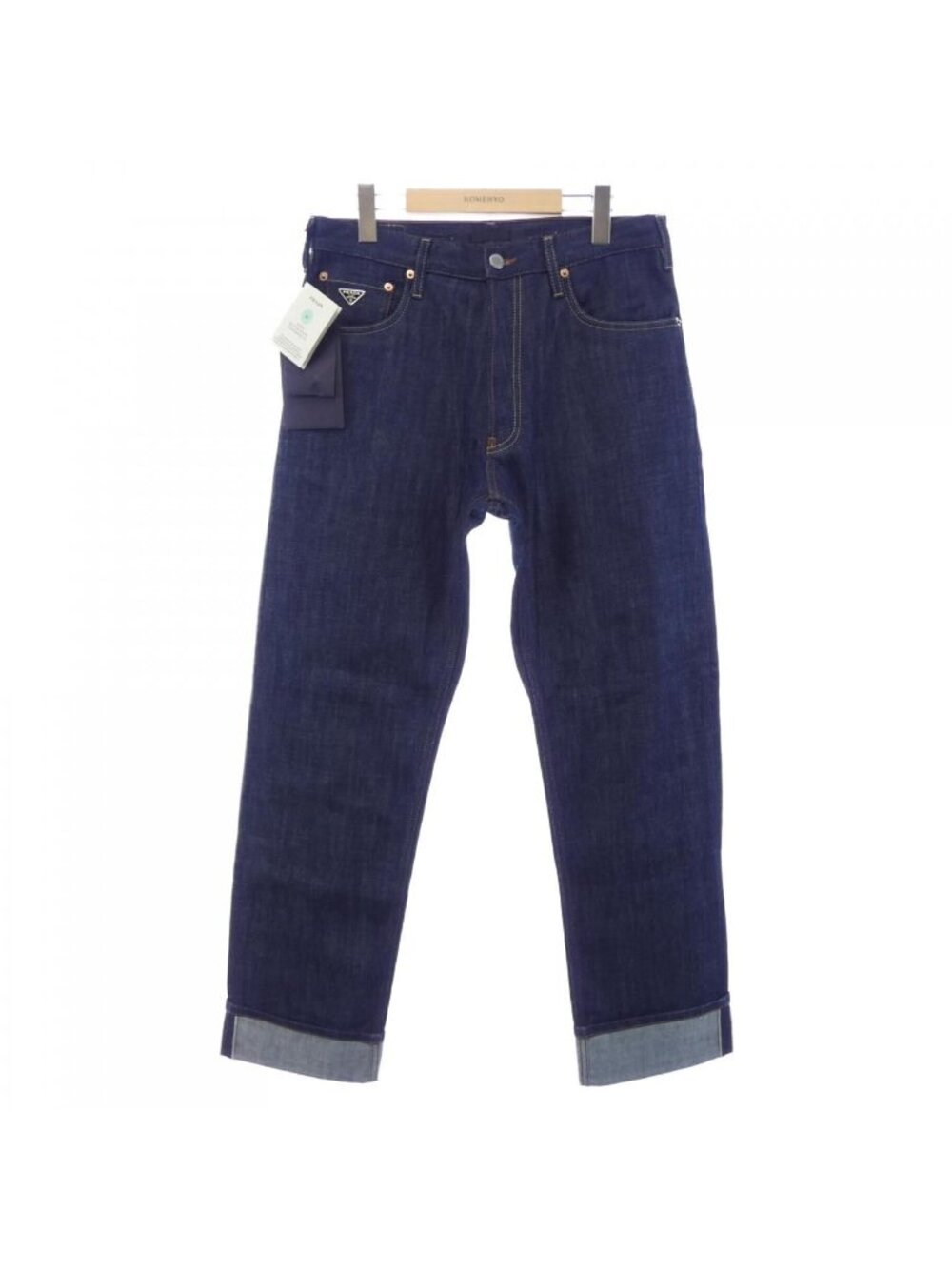 Prada Triangle Logo Saao Jeans